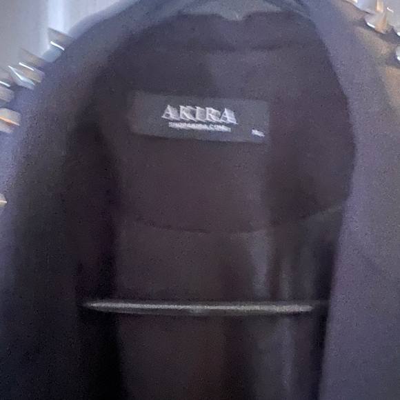 AKIRA SUGAR AND SPICE SPIKED STUD BLAZER - Picture 3 of 7